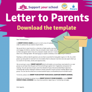 fundraise for books letters to parents
