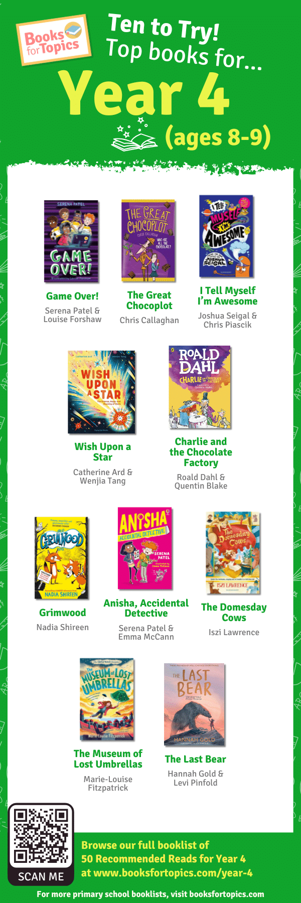 year 4 best books bookmark