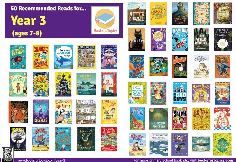 year 3 recommended books for ages 7 8
