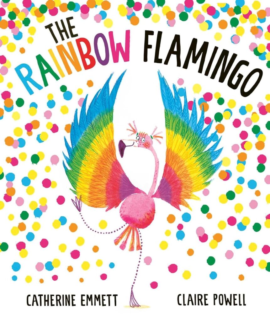 the rainbow flamingo