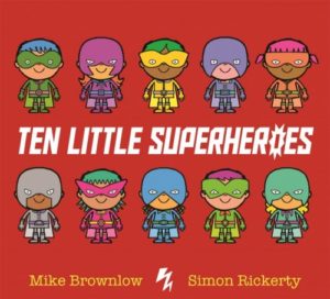 ten little superheroes