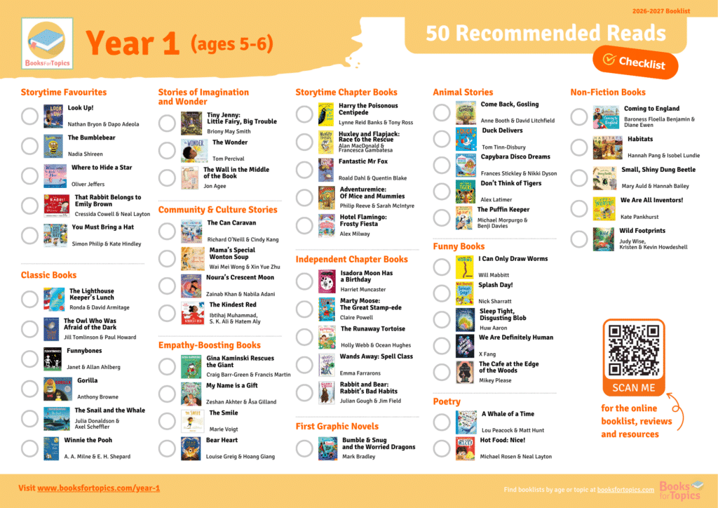 best books for year 1 2026 2027