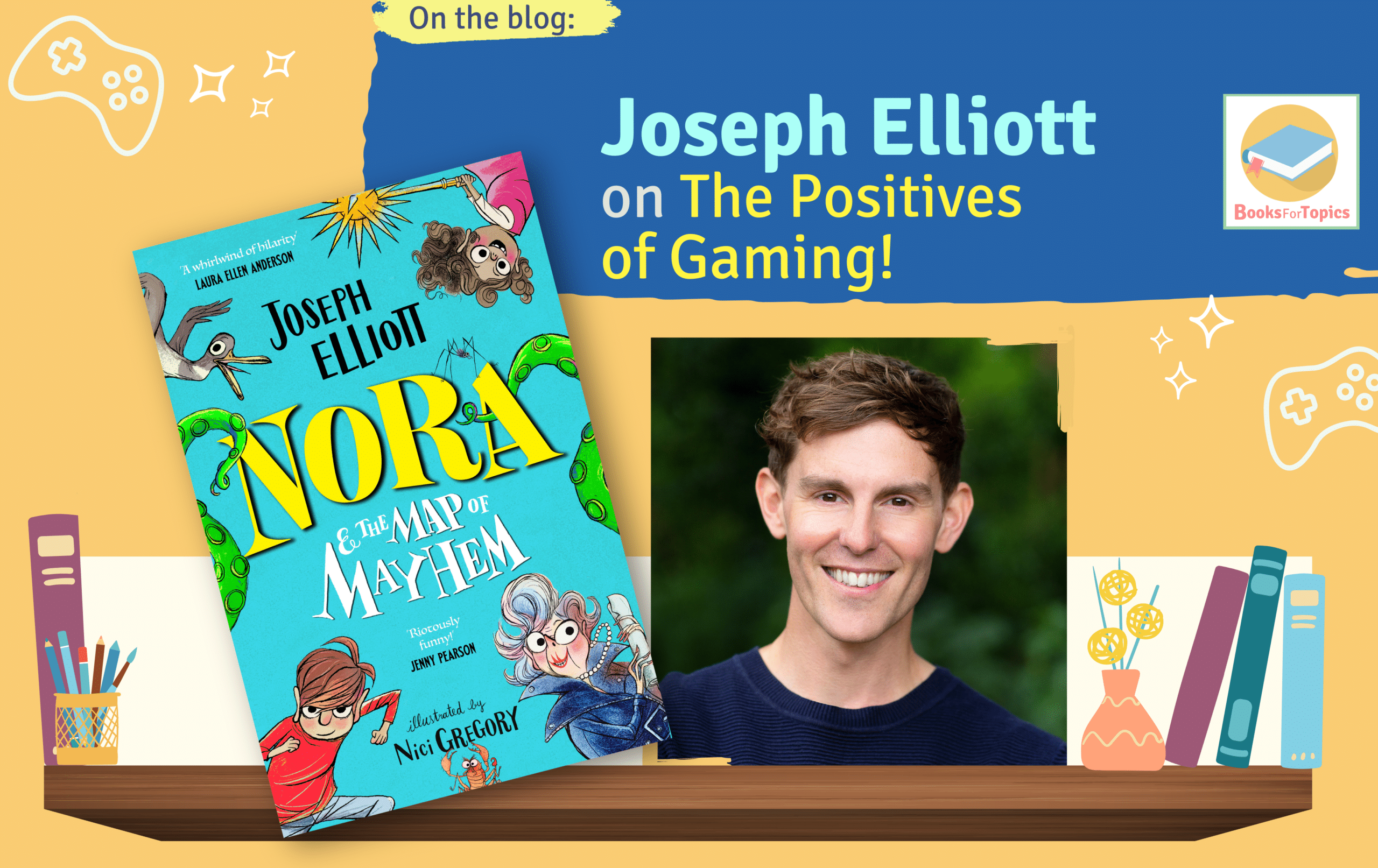 Joseph Elliott the positives of gaming children's book