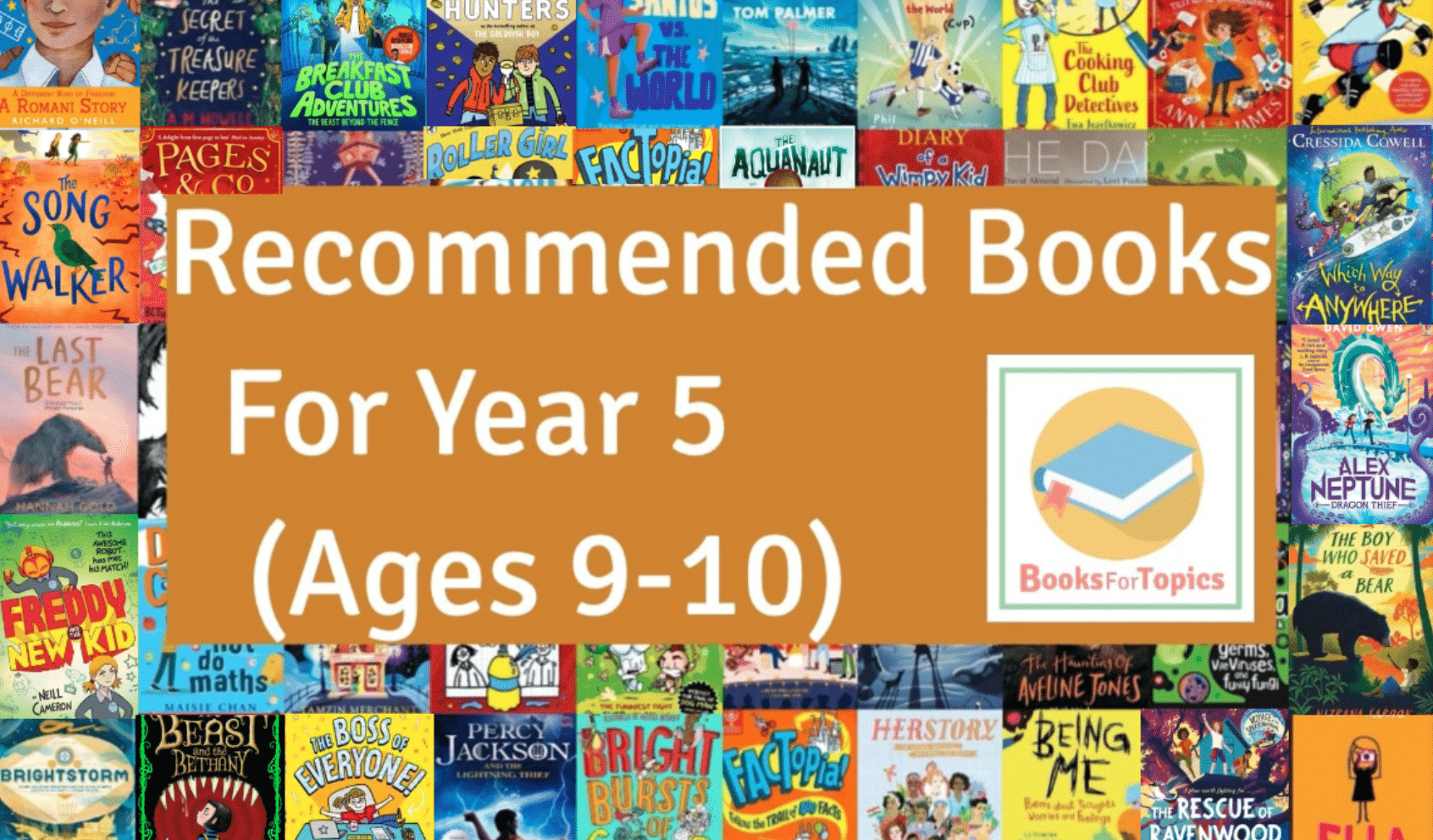 Best Books for Year 5 Booklist for Ages 910