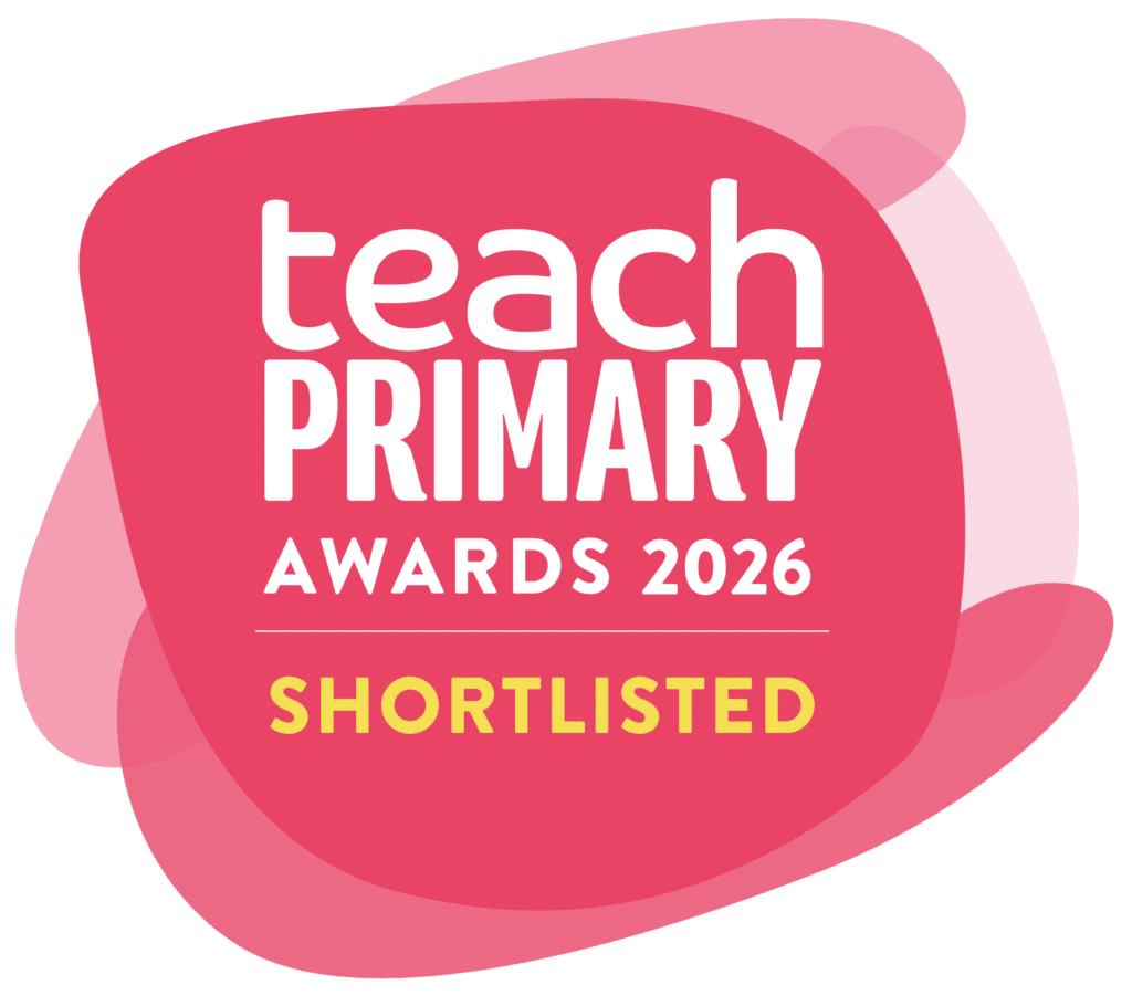Teach Primary Awards 2026 Shortlisted Badge - English Category - BooksForTopics