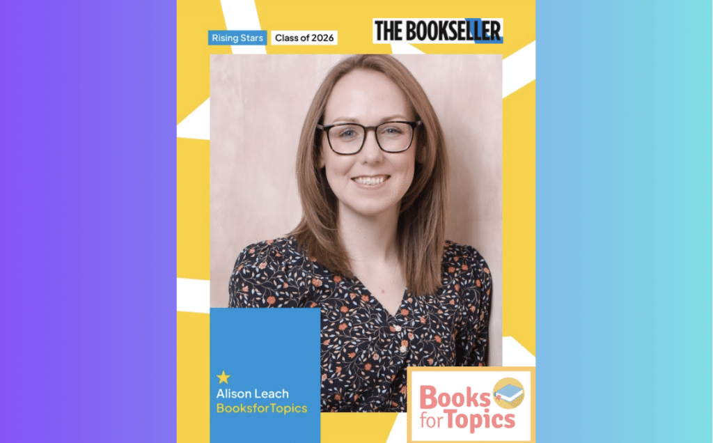 alison leach booksfortopics bookseller rising star 2026