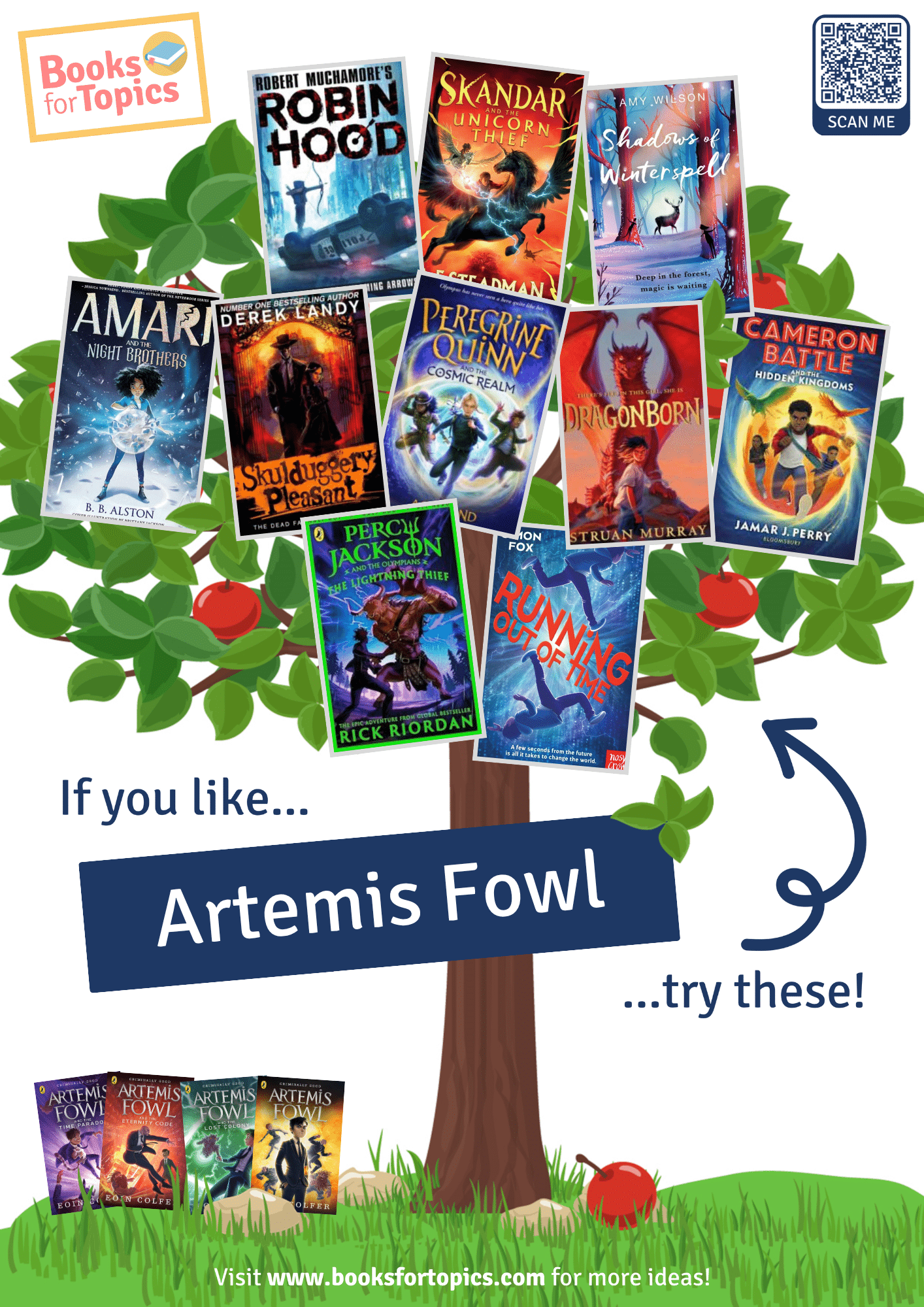 best books for fans of artemis fowl