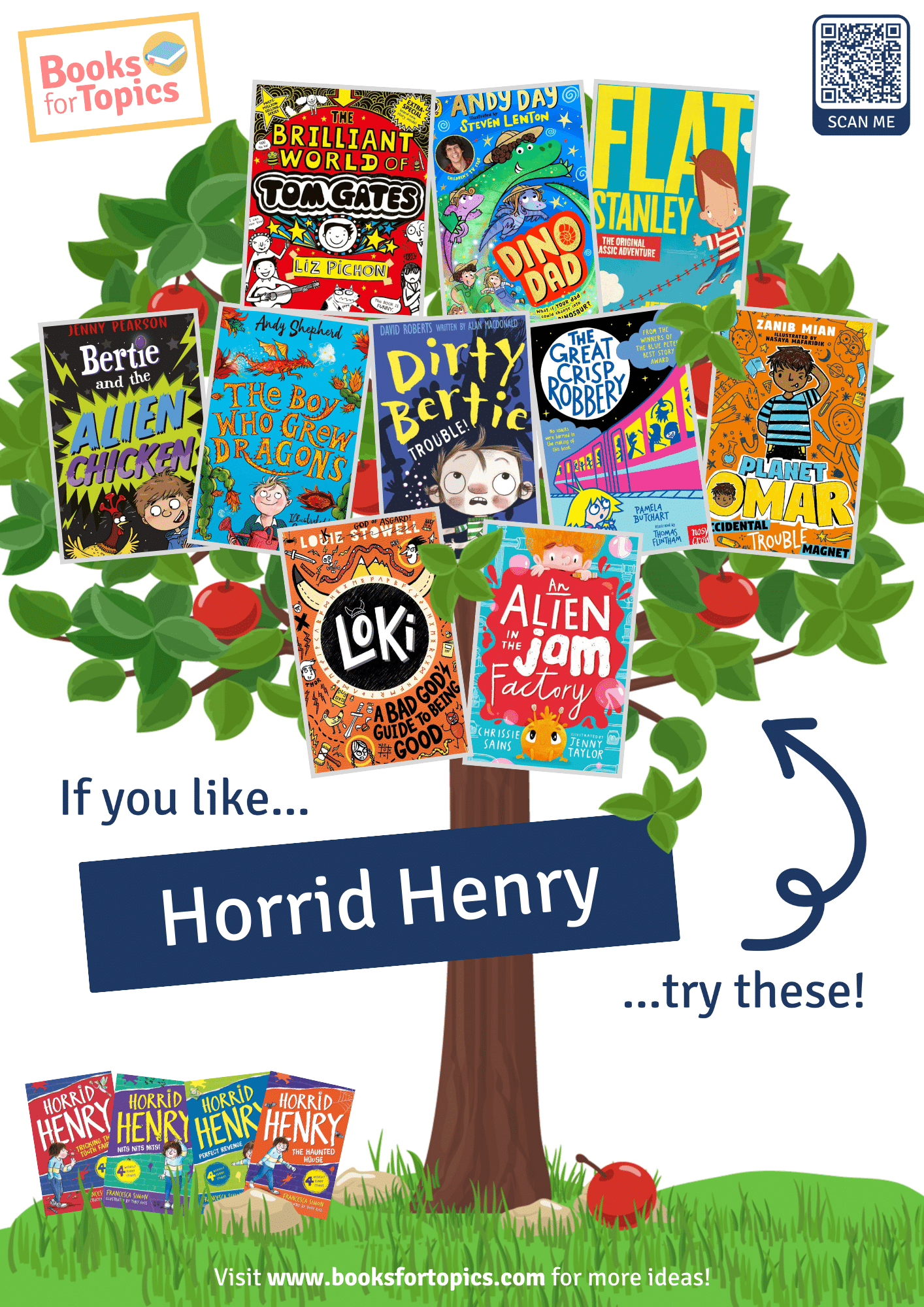books for fans of horrid henry