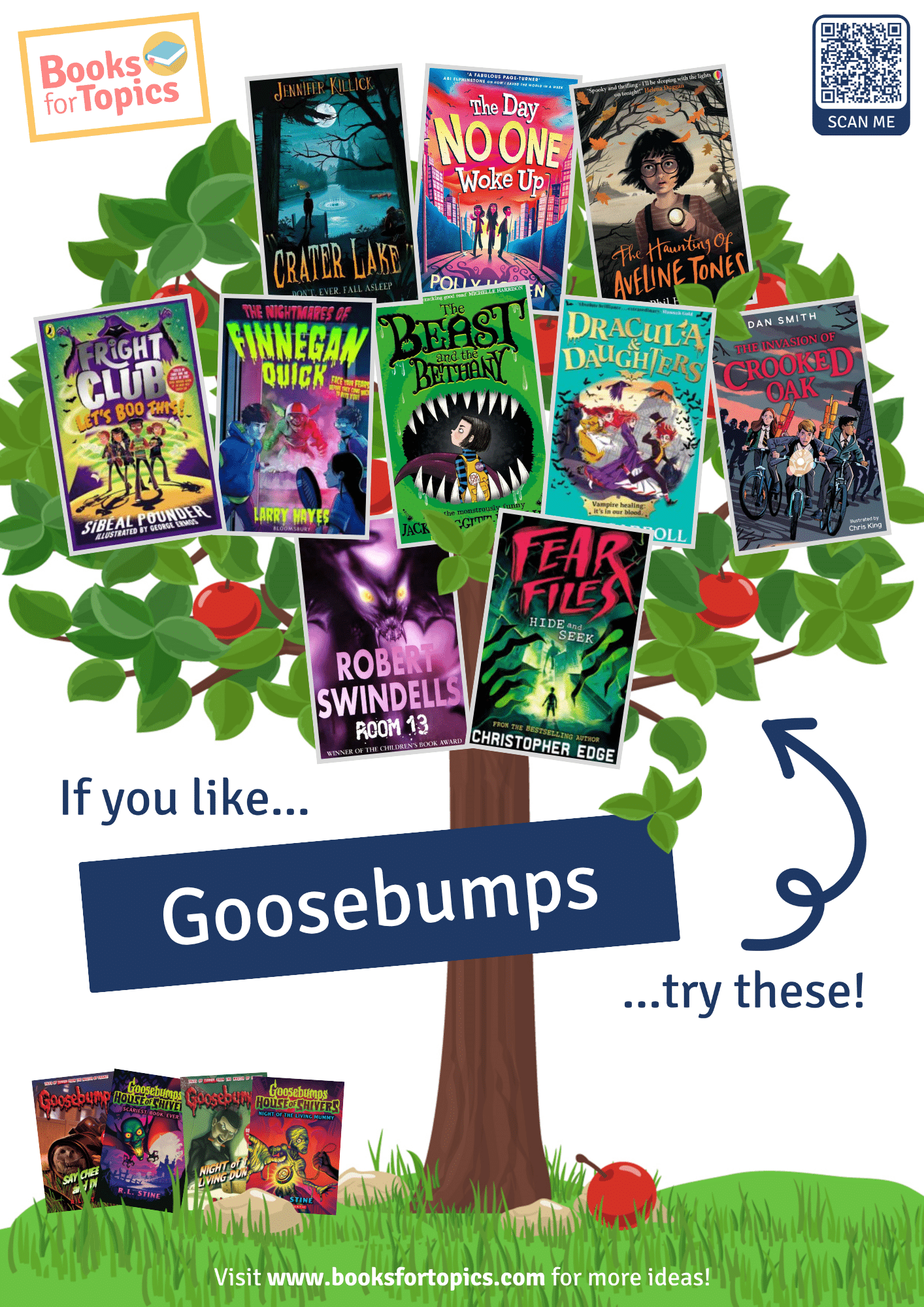 best books for fans of goosebumps