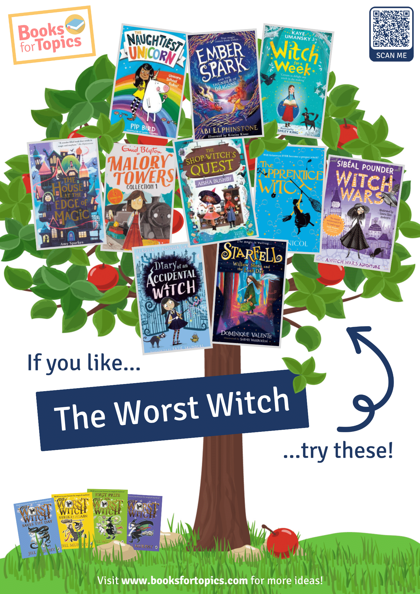best books for fans of the worst witch