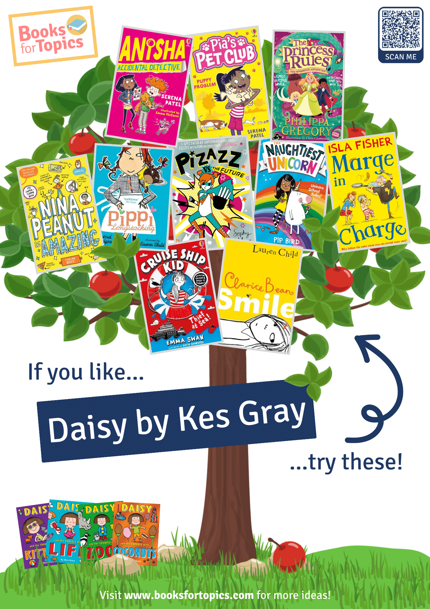 best books for fans of daisy by kes gray