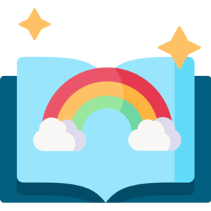 icon - book rainbow