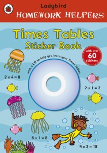 ladybird homework helpers times tables sticker book