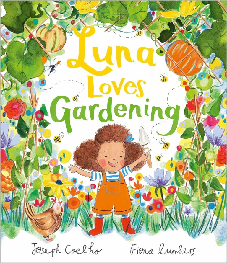 luna loves gardening