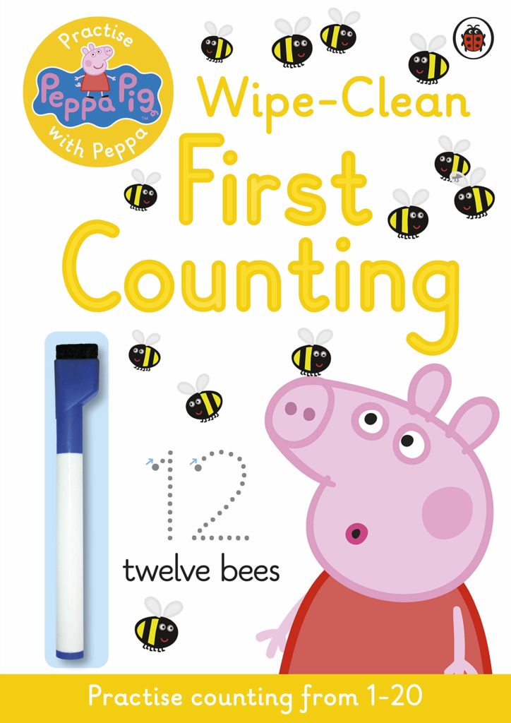 practise with peppa wipe clean first counting