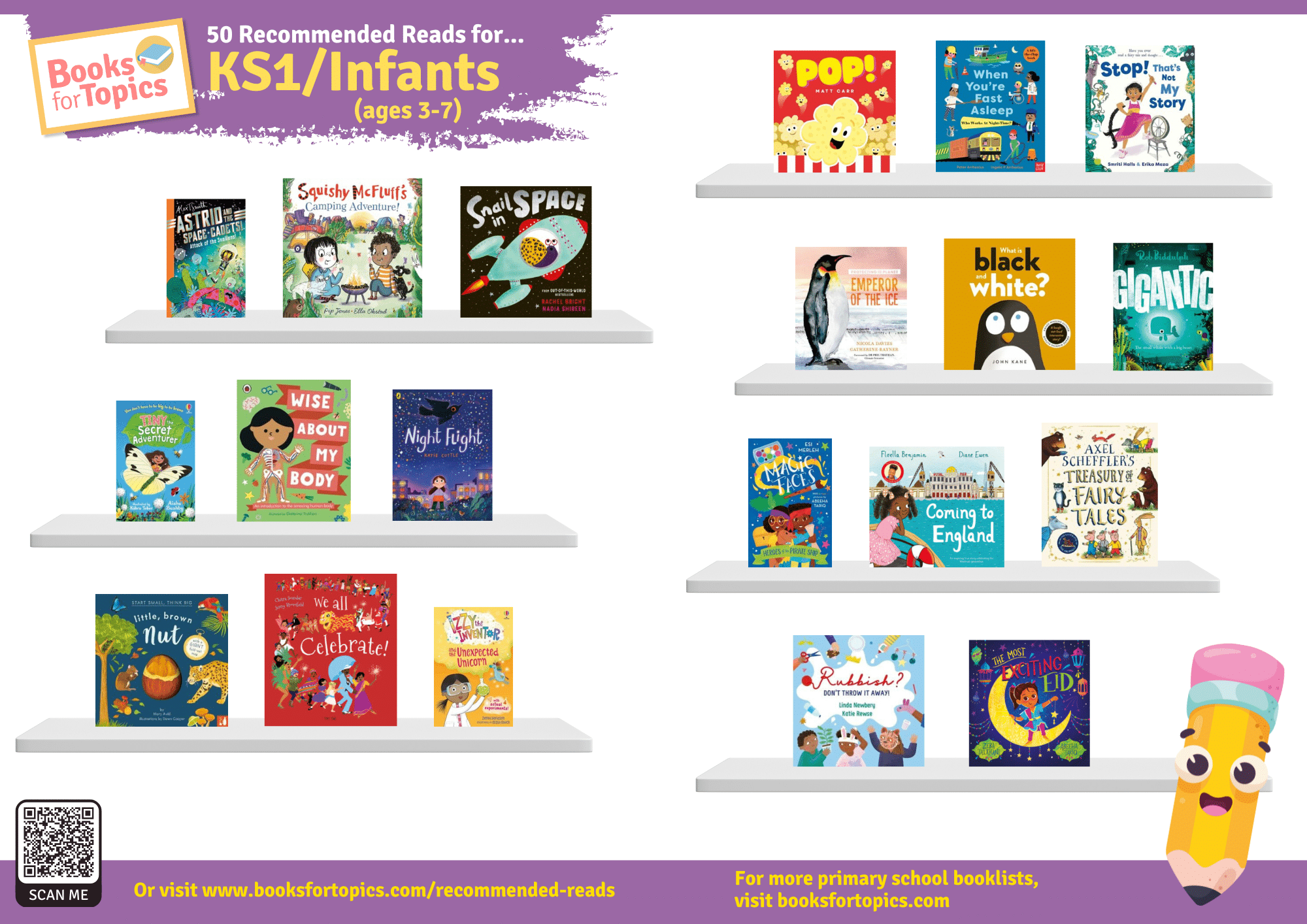 best books for ks1 infants poster