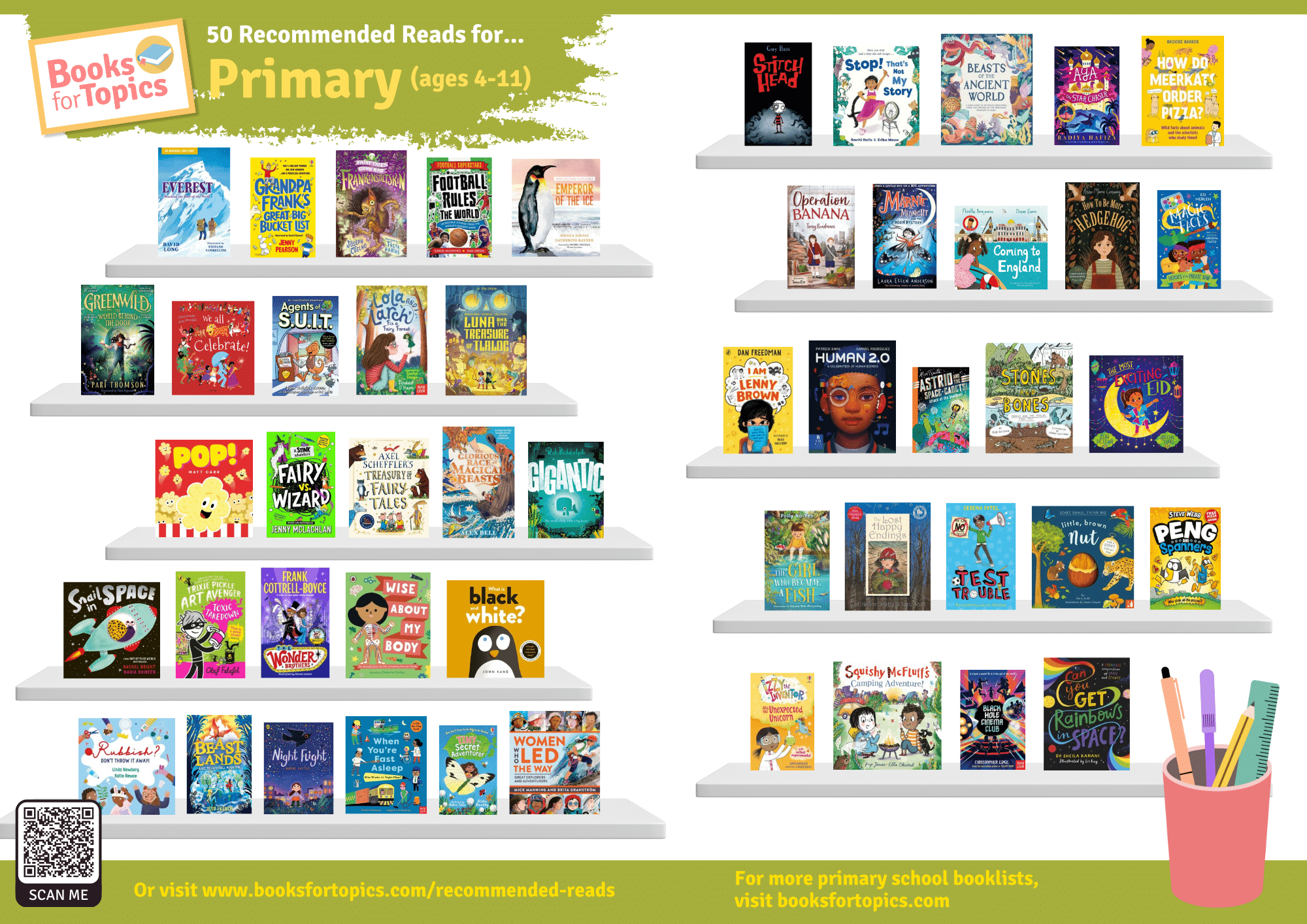 Best Books for Primary Schools Booklist