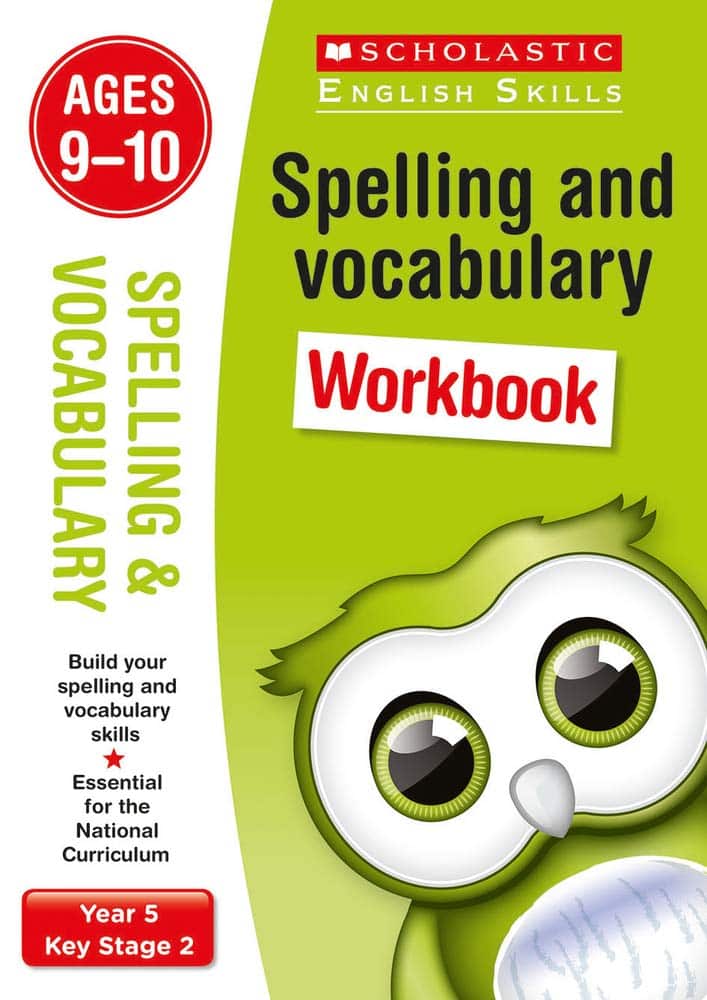 spelling and vocabulary practice activities for children ages 9-10 year 5