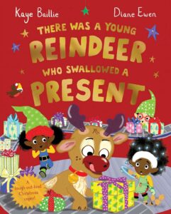 there was a young reindeer who swallowed a present