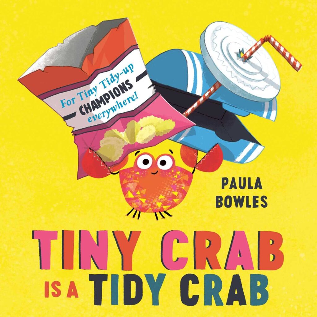 tiny crab is a tidy crab